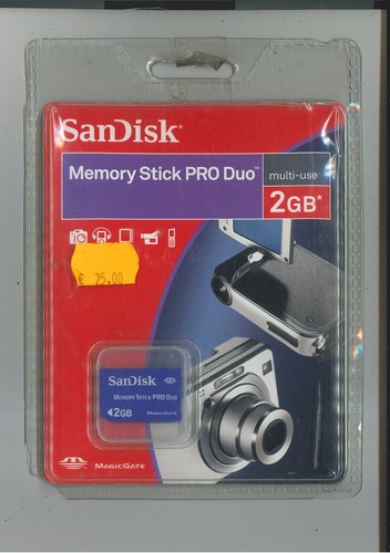 Memory stick pro - duo, 2gb
