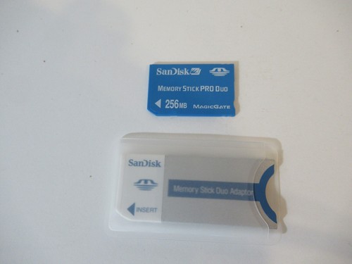 256mb sandisk memory - stick, pro