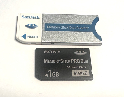 Scheda sony memory - stick, pro
